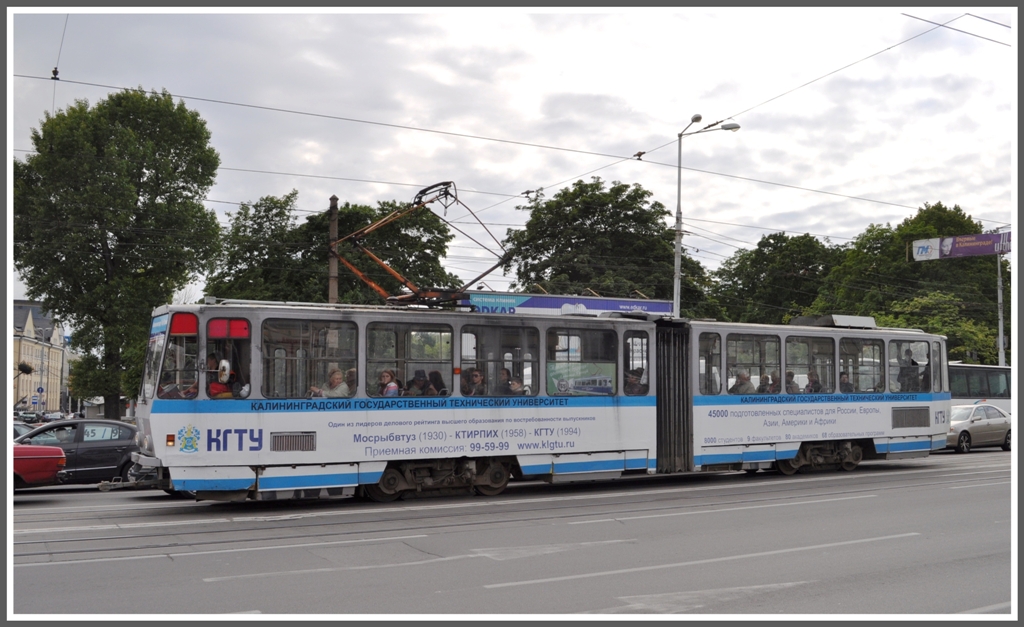 Ein weiteres Exemplar des Knigsberger Trams. (05.06.2012)