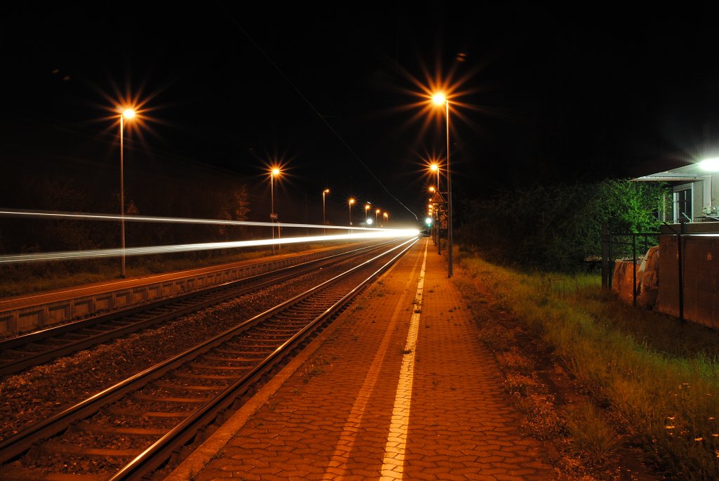 Eine 152 fuhr am 18.10.10 mit ihrem Gz zgig in Richtung Frankenwald. 