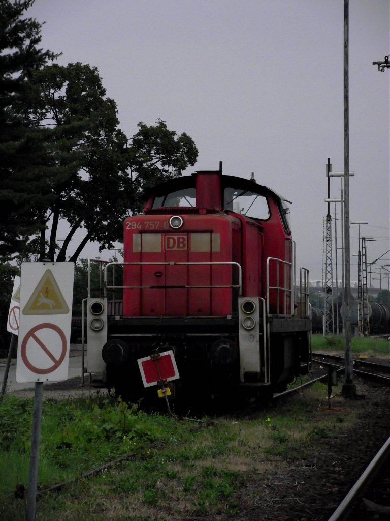 Eine BR 294 in Mannheim am 20.07.11