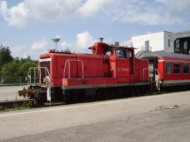 Eine BR 363 in Kempten Hbf am 11.08.09