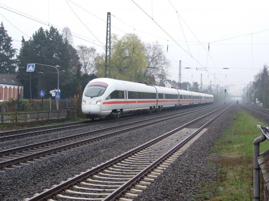 Eine Br 411 am 8.4.10 in D�sseldorf-angermund