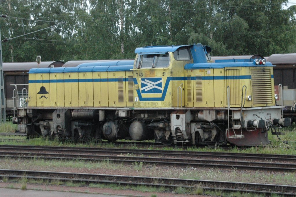 Eine Diesellok, abgestellt in Mora/Schweden am 14.06.2011.