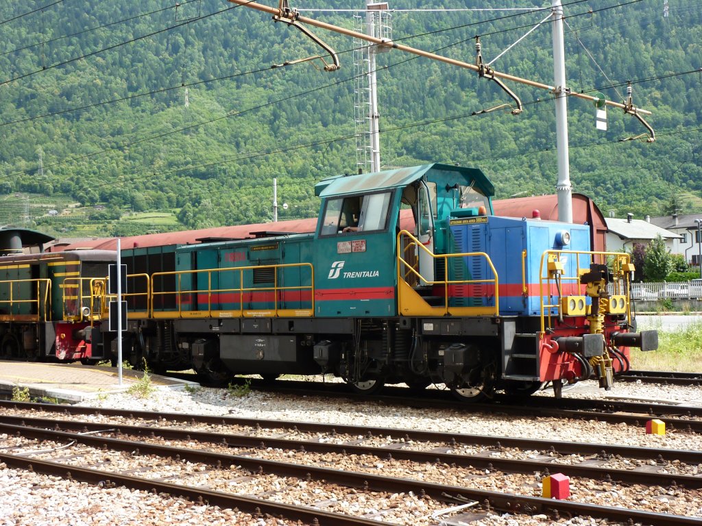 Eine Diessellok der FS am 5.7.2010 in Tirano