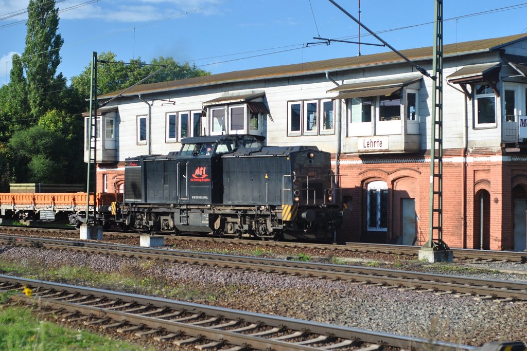 Eine EX V 100 der DR, am 17.September 2010 in Lehrte.