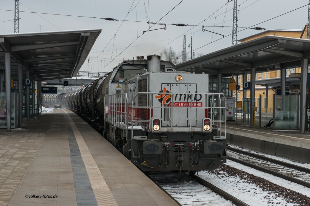 Eine G1700-2 mkb-Gterverkehr im Mrz 2013 in Eberswalde.