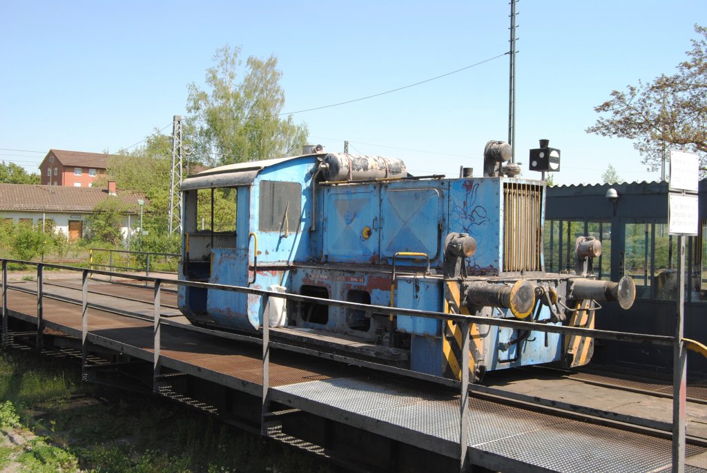 Eine K�F I steht am 25.04.2011 auf der Drehscheibe des Eisenbahnmuseums Heilbronn. Die K�F ist schon ziemlich runter gekommen. Schade!