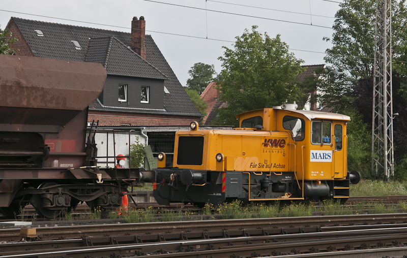 Eine Kf der Verden-Walsroder Eisenbahn GmbH am 18. August 2010 in Verden (Aller).

