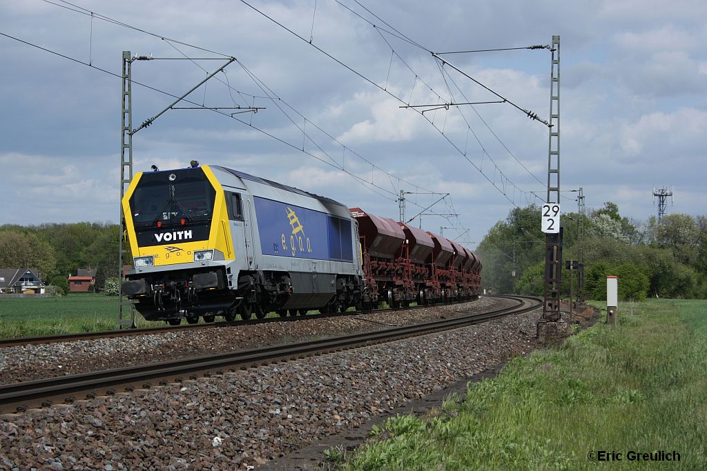 Eine Maxima mit einem Sandzug am 15.5.10 in Hohnhorst.