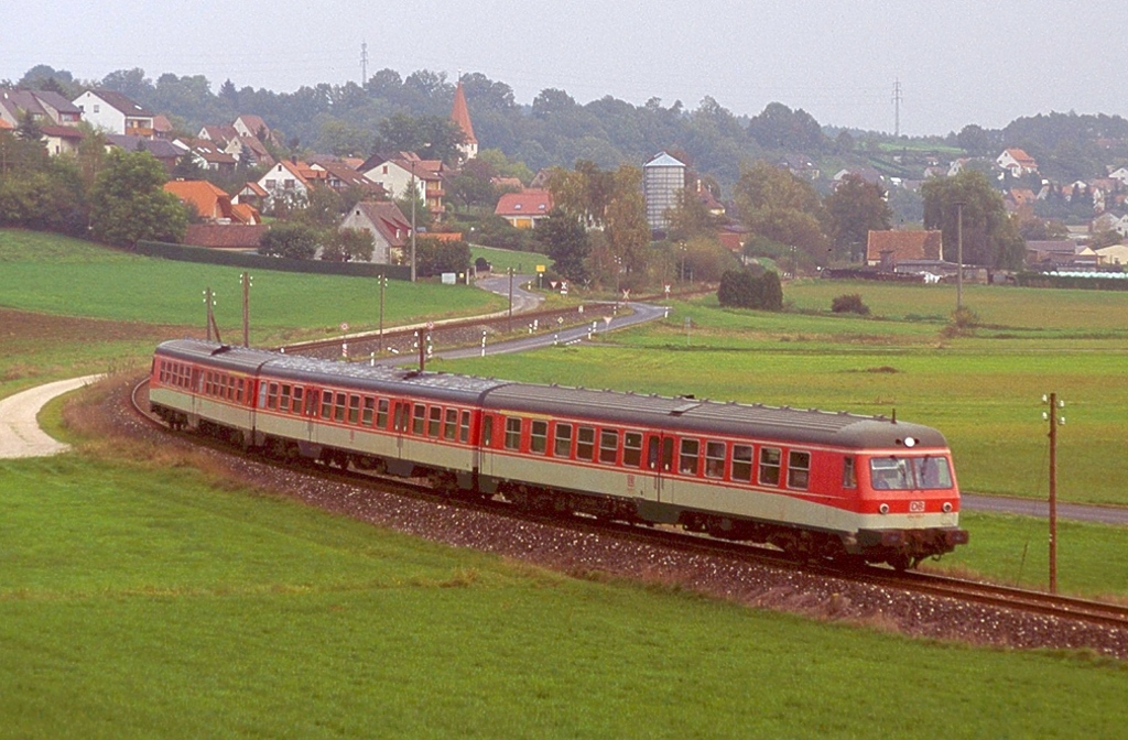 Eine RB nach Markt Erlbach stlich von Wilhermsdorf im Jahr 1995.