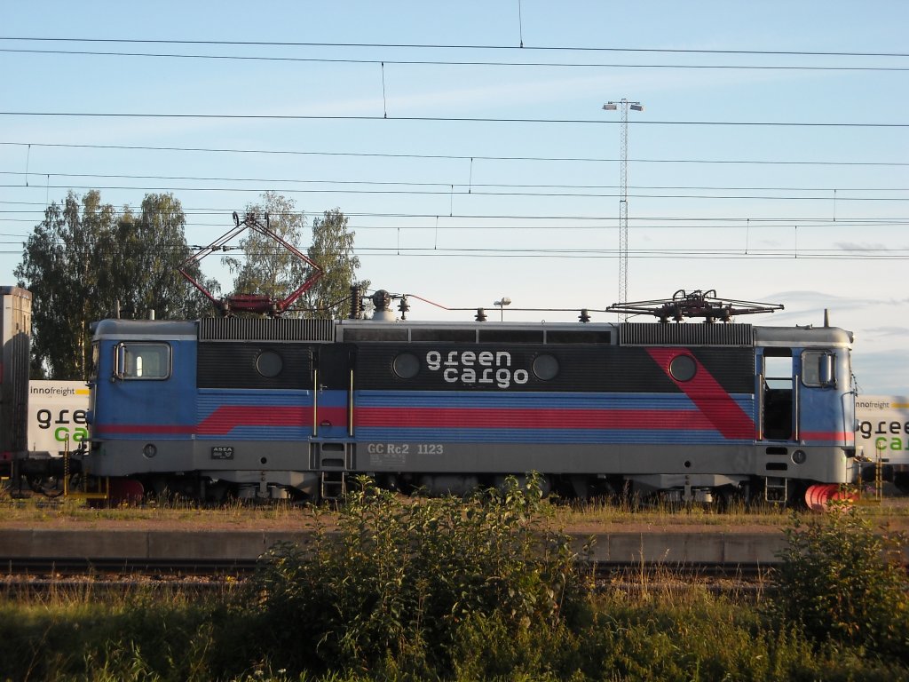 Eine RC2 von Green Cargo in stersund an 19.08.2009
