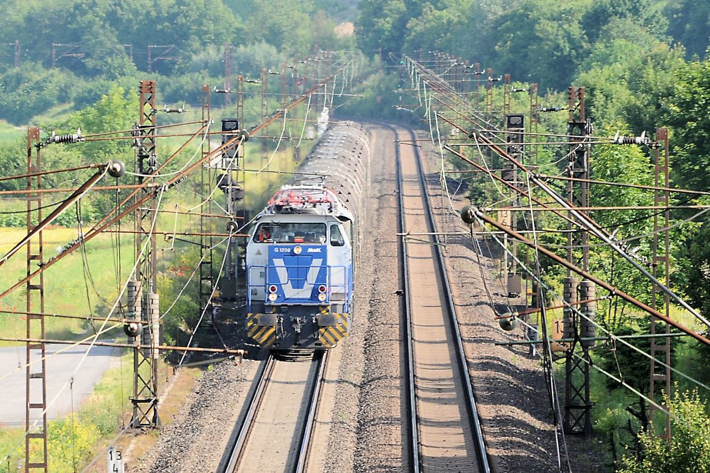 Eine unbekannte G 1206 & 194 051 am 23.06.10 in Th�ngersheim
