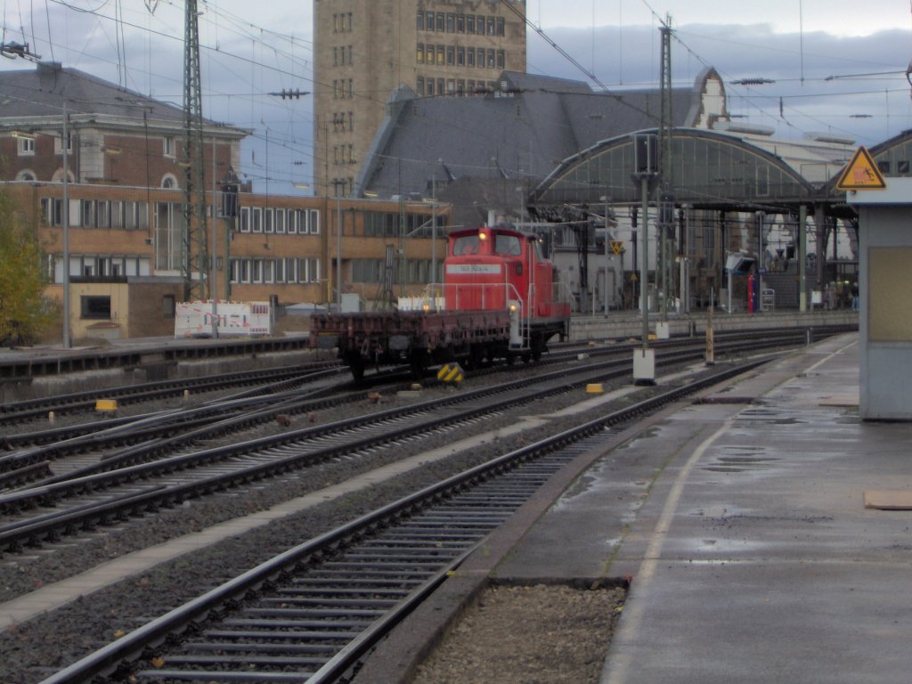 Eine V 60, die gerade am rangieren ist,am Aachener Hbf