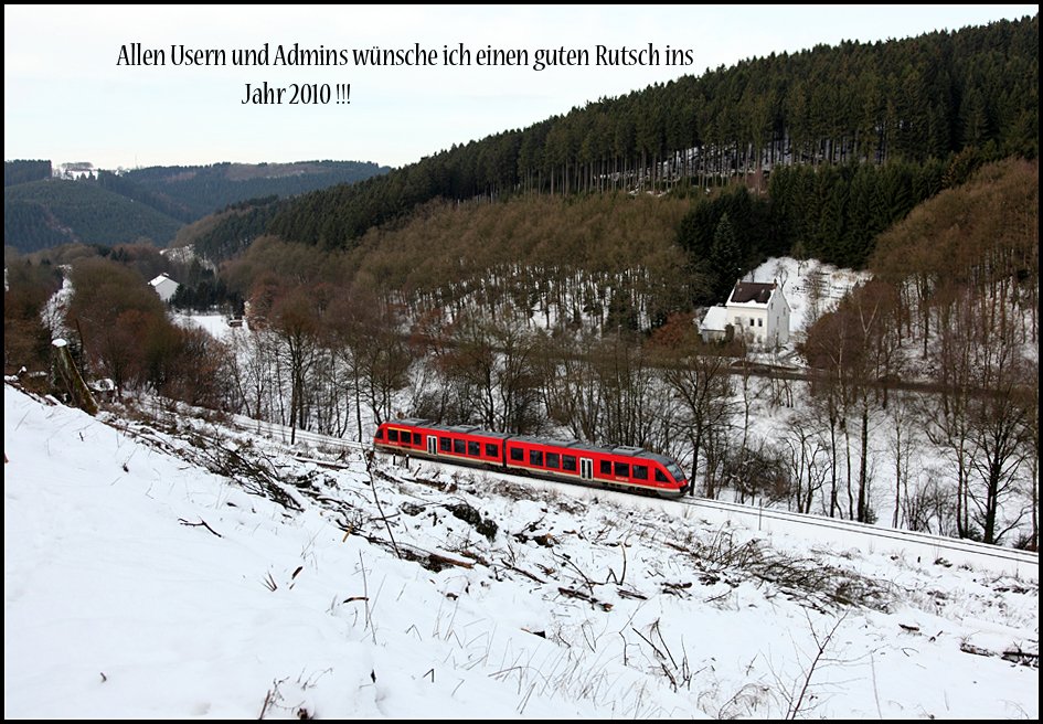 Einen guten Rutsch ins Jahr 2010! LG aus dem Sauerland!