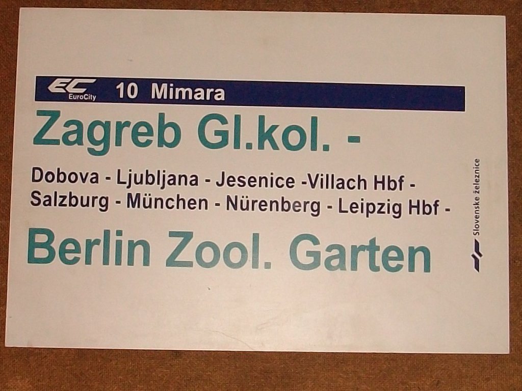 Einer der wohl bekanntesten Zge Deutschland:der Mimara.