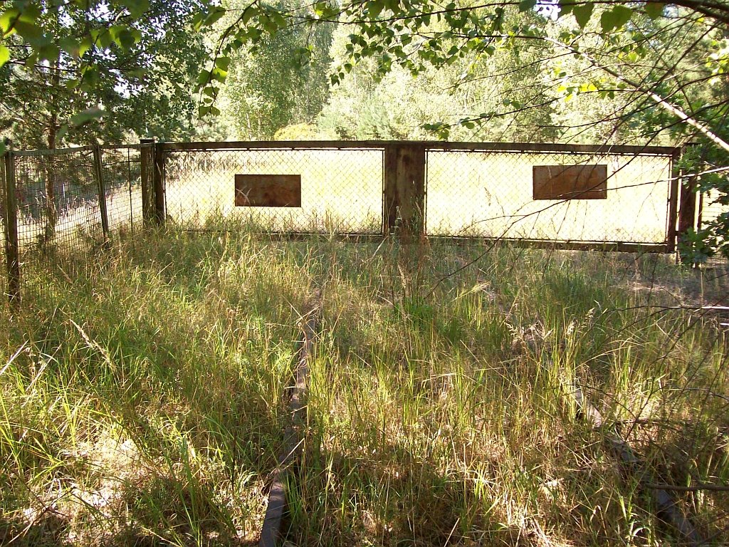 Einfahrtstor zum Rohrleitungsbau Finow-Neuwerk am 31.08.2008