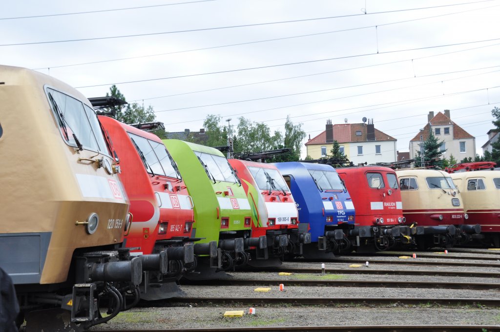 Ellok-Parade in Osnabrck anllich des 175-jhrigen Jubilums der Deutschen Eisenbahn am 19.09.2010
