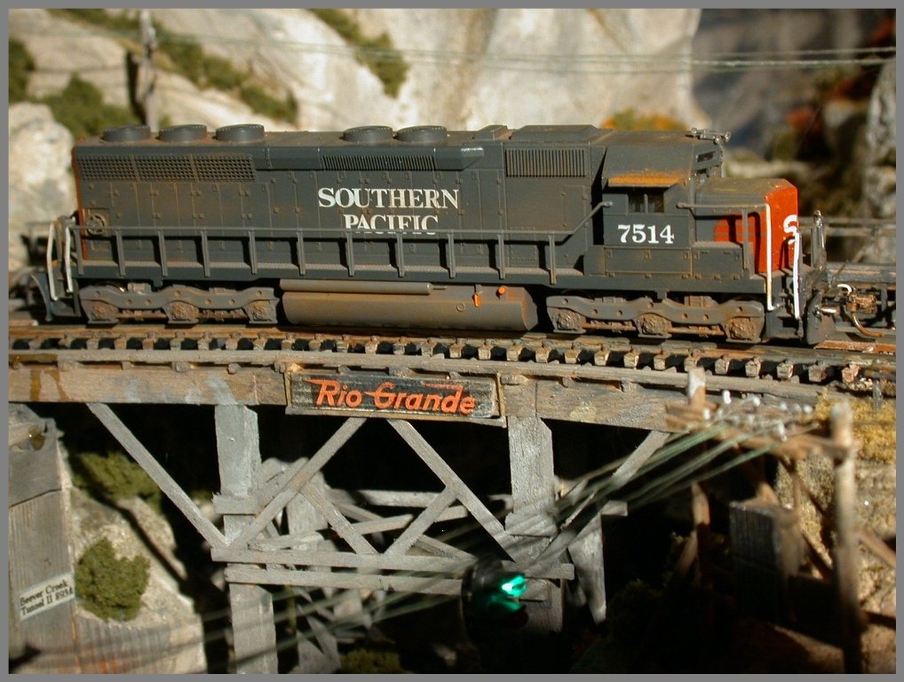 EMD SD 45 7514 der Southern Pacific >Modell Kato<
(29.11.2009)