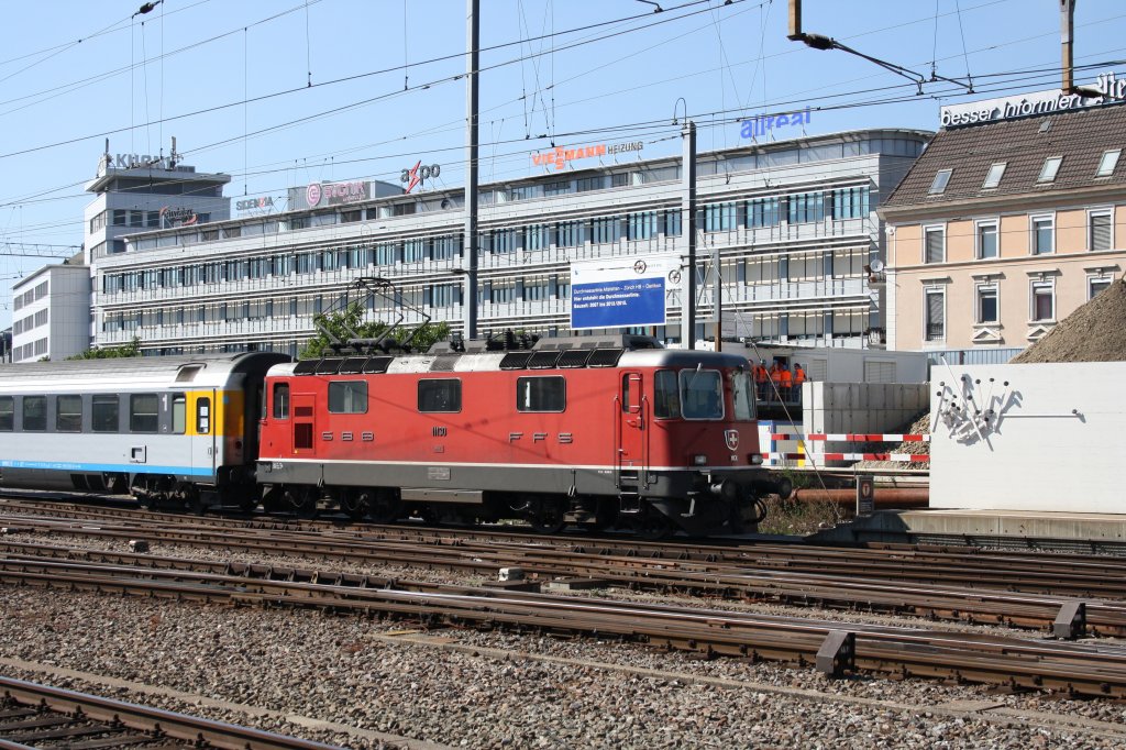 Endbahnhof Zrich HB hie es fr die BR 11130 am 19.07.10