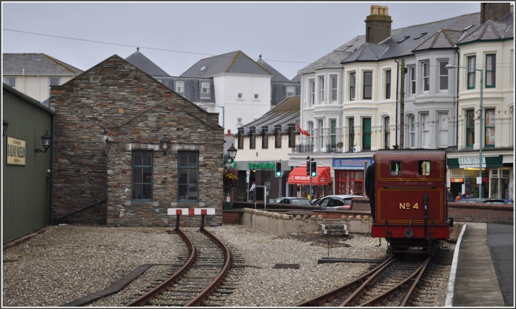 Endstation Port Erin im Sden der Isle of Man mit Lok 4. (10.08.2011)
