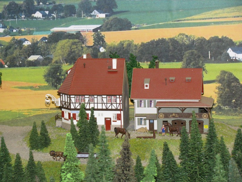 Epoche I - Szene auf der H0-Anlage, Hohenfichte 06.06.2010