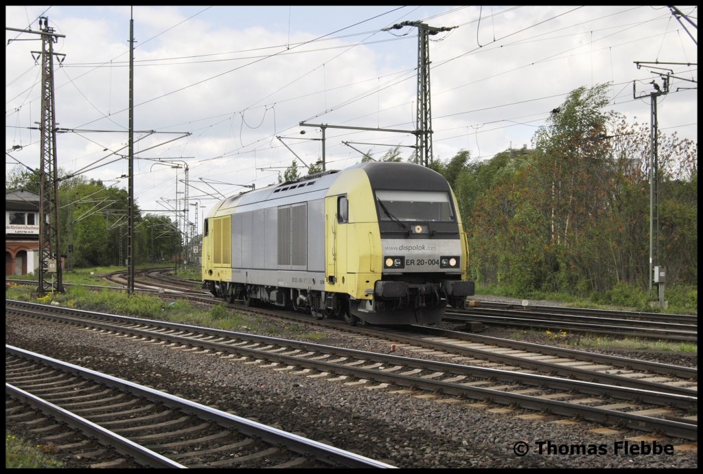 ER 20-004, am 16.05.2010 Solo in Lehrte.
