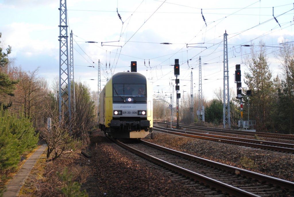 ER 20 von Dispolok am 08.02.2011 in Berlin Eichgestell