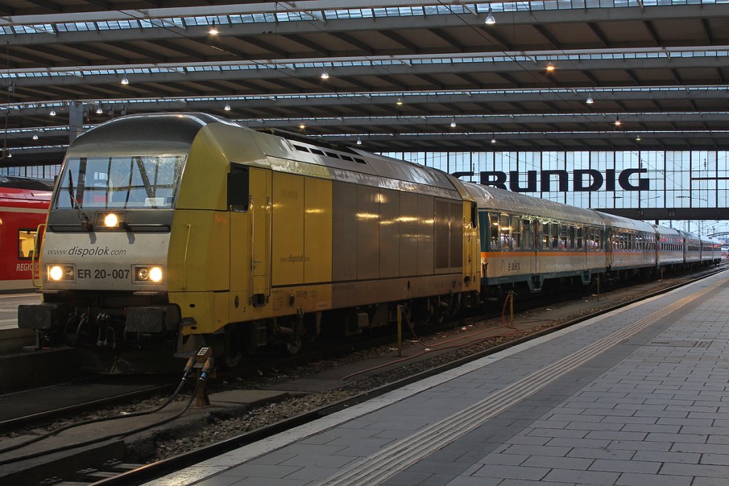 ER20 007 am ALEX aus Lindau in Mnchen Hbf. am 29.07.2011