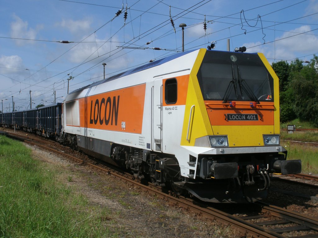 Erneut konnte man LOCON`s 401 auf Rgen antreffen.Am 12.Juli 2011 war die Maxima wieder in Bergen/Rgen.