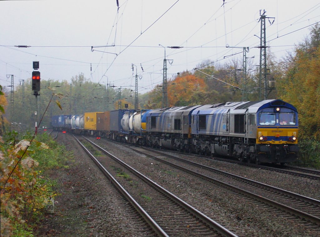 ERS 6617 und 6606 am 03.11.08 in Viersen Bf.