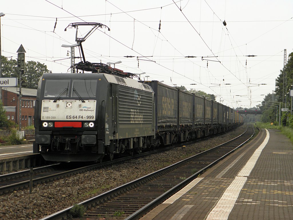 ERS Railways ES 64 F4-999 (189-099)  Mike  in Beuel am 27.7.2011