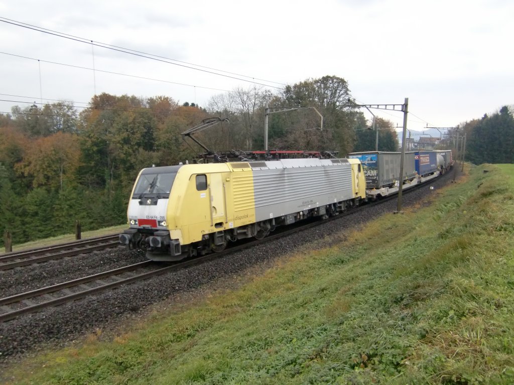 ES 64 F4 095 mit dem TXL am Morgen des 23.10.2010 in M�hlau AG.