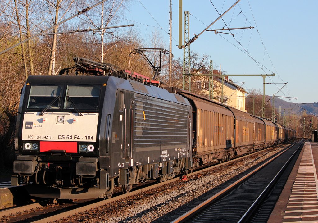 ES 64 F4-104 CTI / 189 104 in Bonn Oberkassel am 25.03.2012
