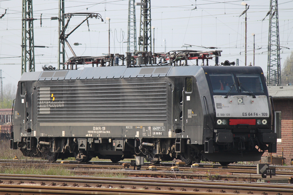 ES 64 F4-109 am 12.4.12 in Oberhausen-West.
