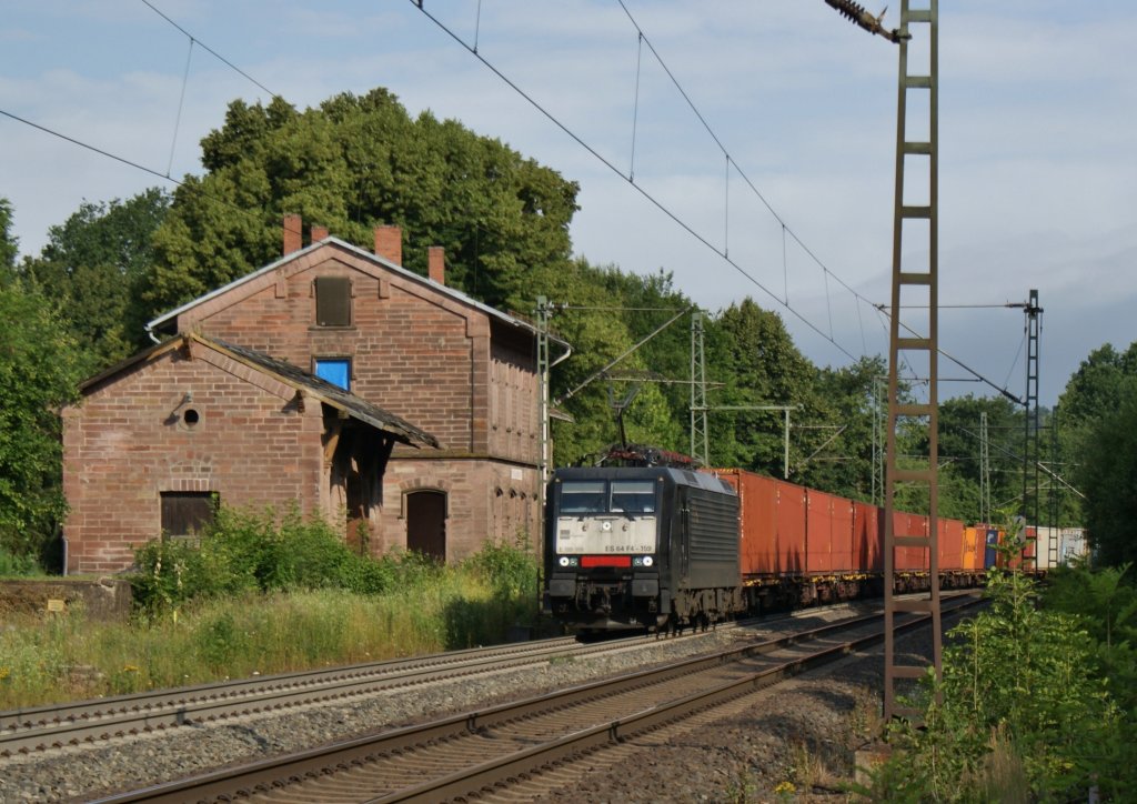 ES 64 F4-159 (189 159) in Vollmerz am 11.07.13.