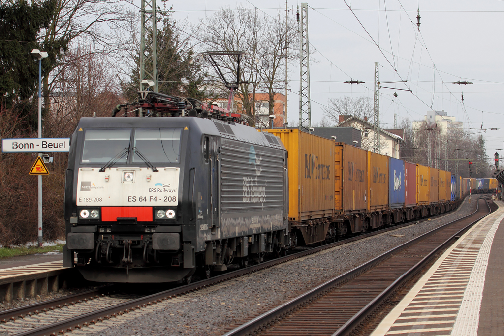ES 64 F4-208 in Bonn-Beuel 16.3.2013