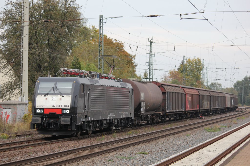 ES 64 heute am 25/10/2011 auf der KBS 370 in Richtung Hamm in Brake bei Bielefeld