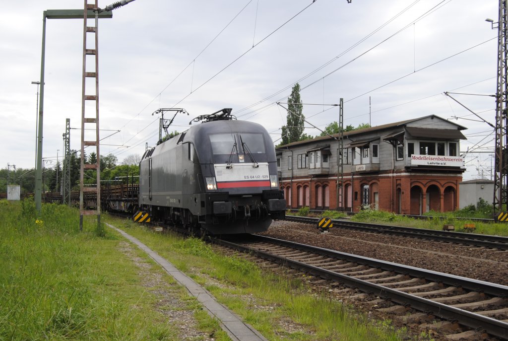 ES 64 U2-029, am 01.06.2010 in Lehrte.