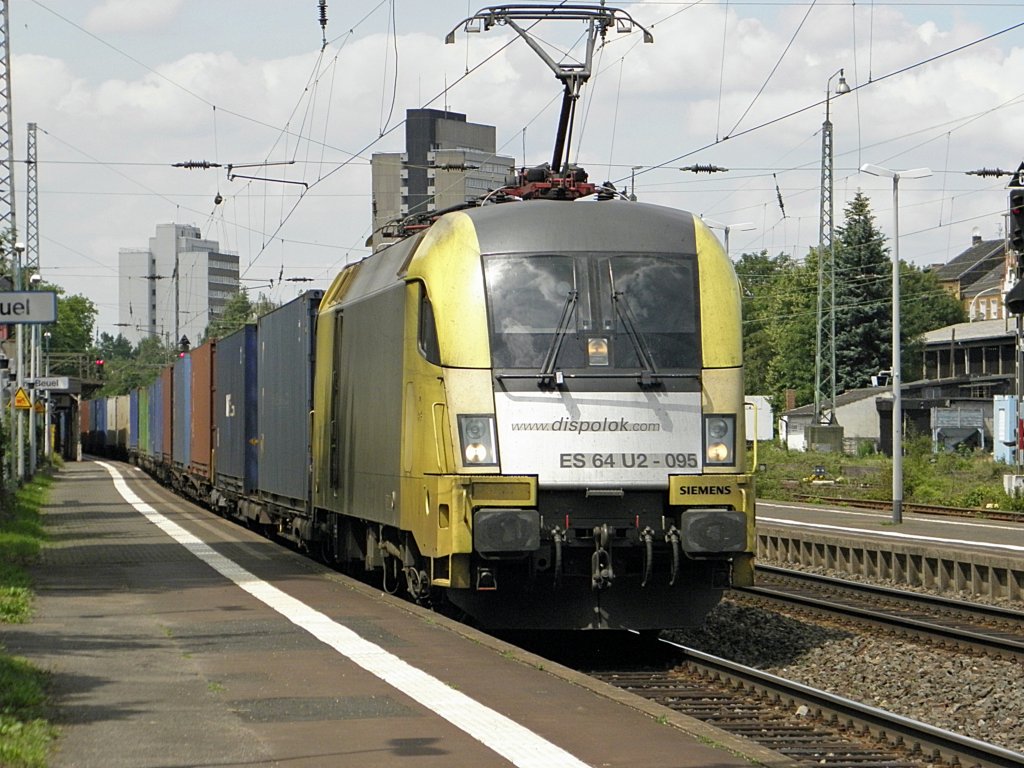 ES 64 U2-095 (182 595) in Beuel am 12.6.2011