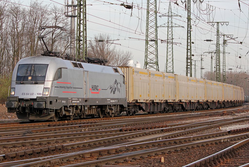 ES 64 U2-100 (182 600) HUPAC in Gremberg am 24.03.2011