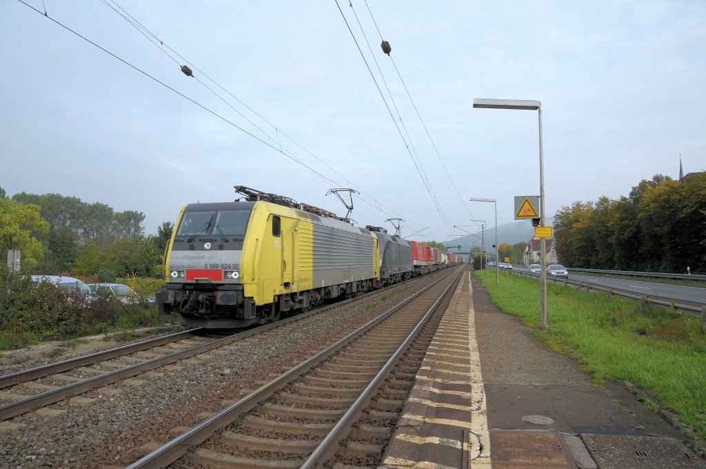 ES64 F4-024 & U2-005 am 30.09.10 in Thngersheim