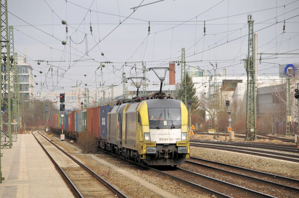 ES64 U2-007 & 009 am 20.03.10 am Heimeranplatz Richtung Mnchen-Riem