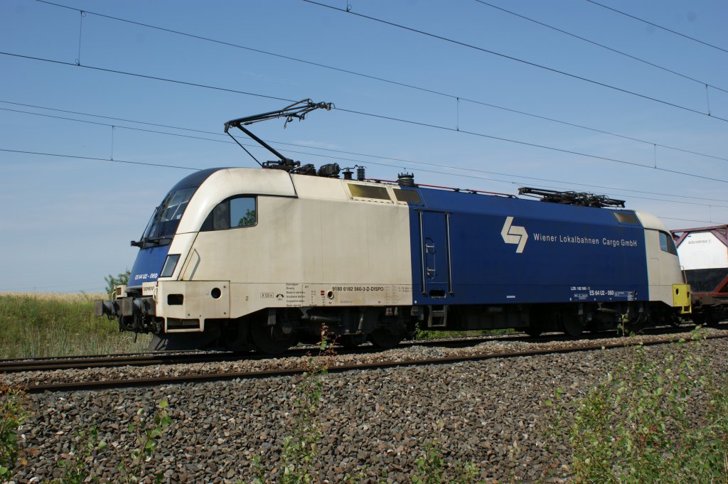 ES64 U2-060 der WLB in Markt Einersheim am 29.06.2011