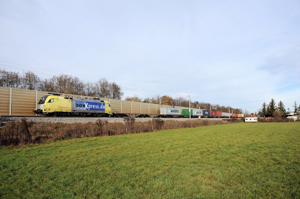 ES64U2-031 am 14.11.09 kurz nach Dachau Richtung Riem