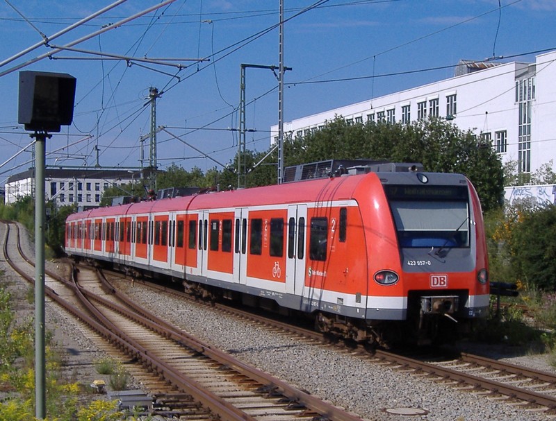 ET 423 in der Einfahrt von Mnchener Tunnel (Ostbahnof, 17/08/07)