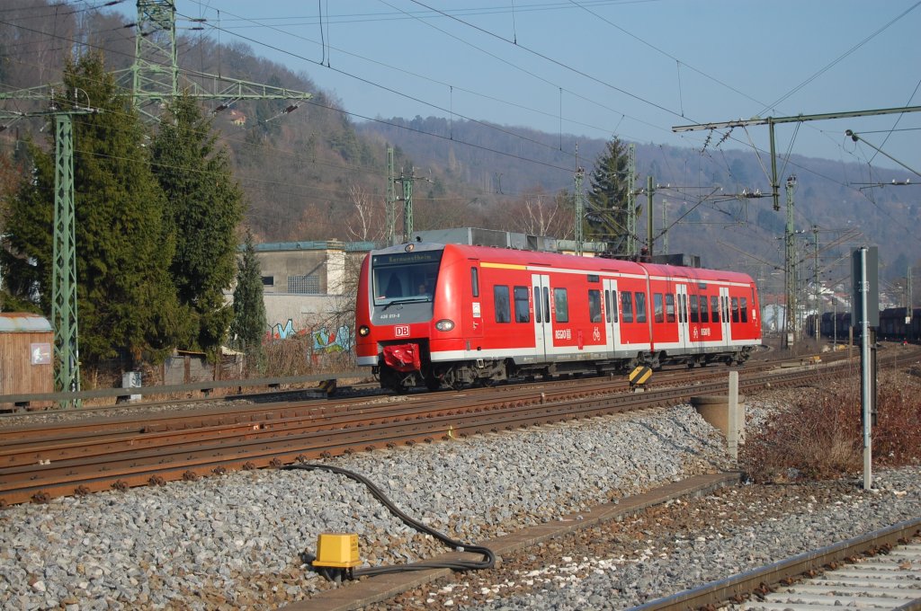 ET 426 013-9 am 2. Mrz 2012 zwischen Altbach und Plochingen