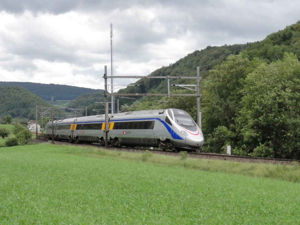 ETR 610 zwischen Gelterkinden und Tecknau am 09.08.2011