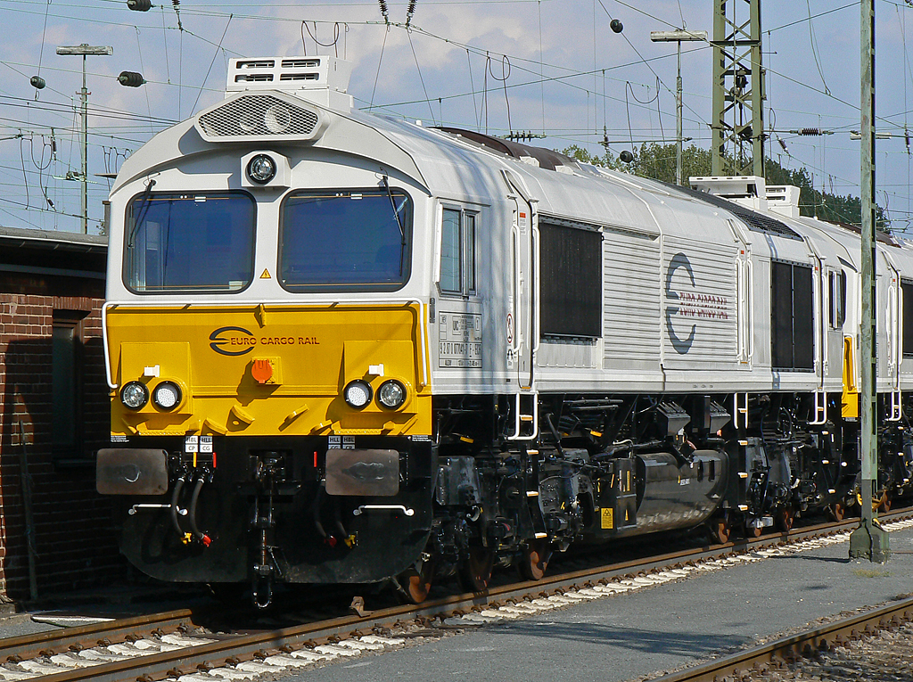 Euro Cargo Rail Class 77 abgestellt Gremberg am 16.05.2010, vom geffneten B aufgenommen.