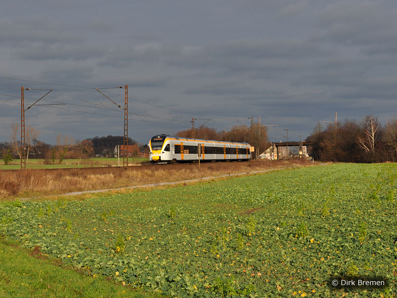 Eurobahn in Hamm Richtung Dortmund am 28.12.2011