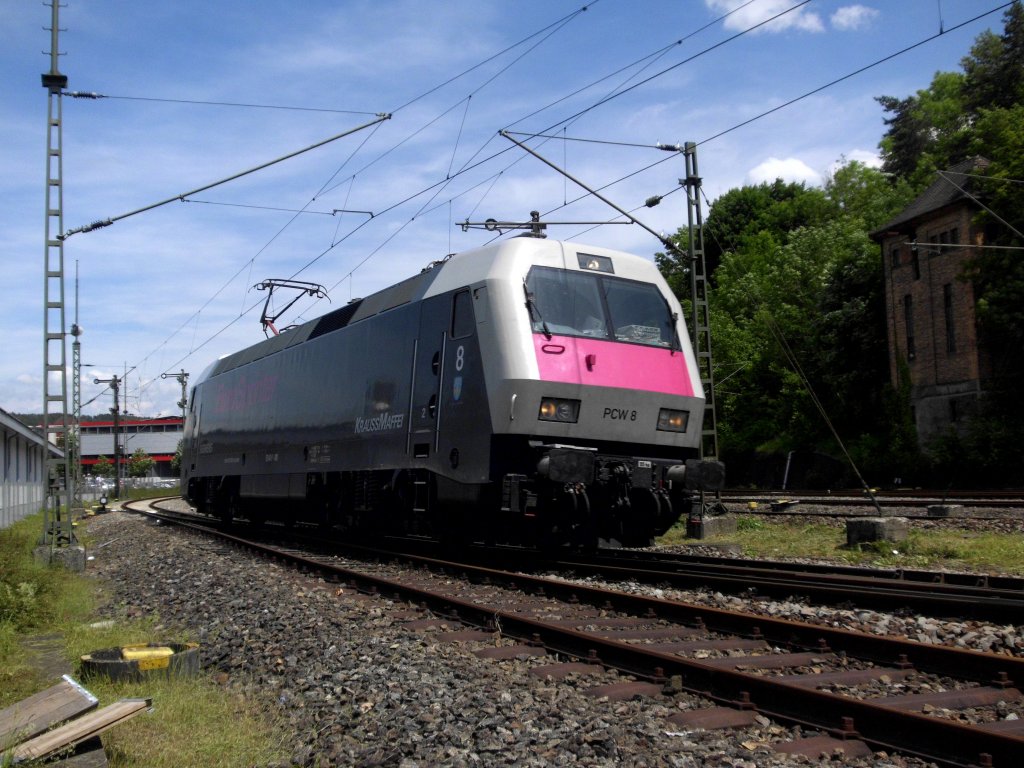 Eurosprinter PCW 8 kam mit einem Sonderzug am 15.06.2013 nach Horb.