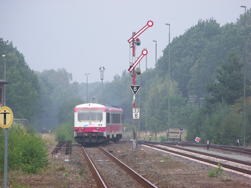 EVB 150 verlsst Munster. (11.09.10)